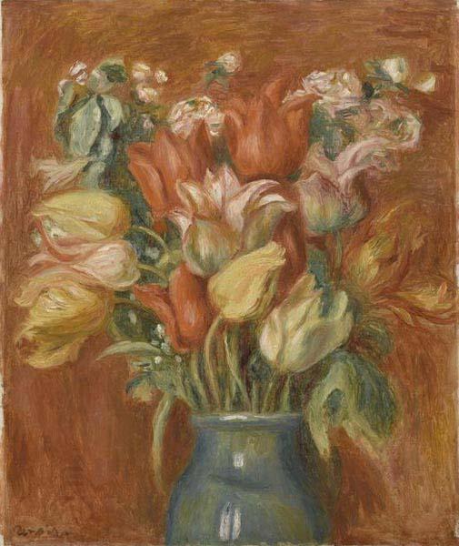 Pierre-Auguste Renoir Bouquet de tulipes China oil painting art